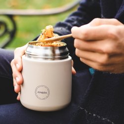 Aya &amp; Ida - Food'ie 500 ml - Cream Beige