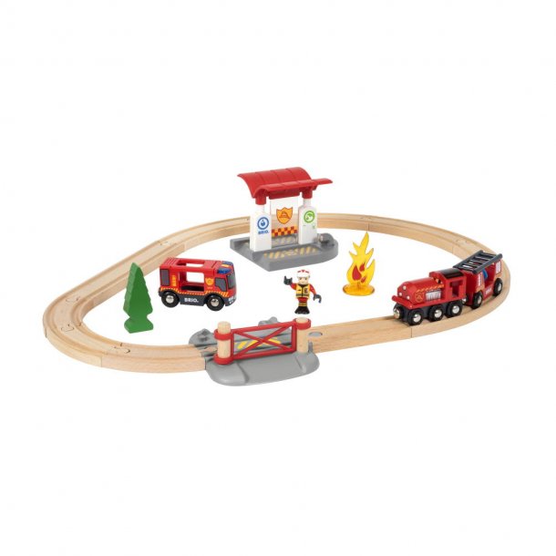 Brio - Togs&#230;t med brandmandstema