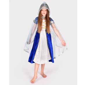 Den Goda Fen - Kappe - Prinsesse - blå 3-8 år