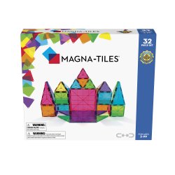 Magna-Tiles - Clear Colours 32 pcs