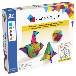 Magna-Tiles - Clear Colours 32 pcs