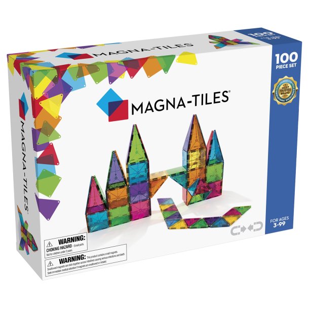 Magna-Tiles - Clear Colours 100 pcs