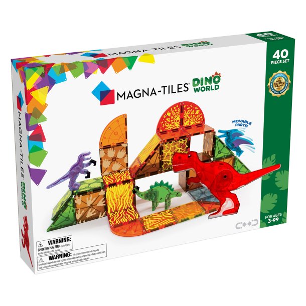 Magna-Tiles - Dino World 40 pcs