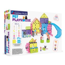 Magna-Tiles - Legehus til kæledyr 50 dele