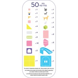 Magna-Tiles - Legehus til kæledyr 50 dele
