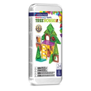 Magna-Tiles - Træhus rejsesæt 24 dele