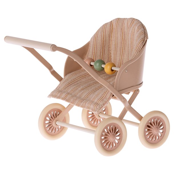 Maileg - Klapvogn baby mus - Rosa