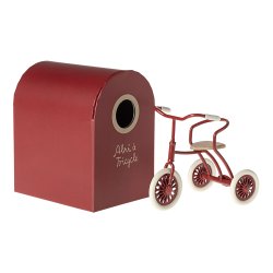 Maileg - Cykel - Mus - R&#248;d