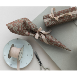 Maileg - Gavepapir - Blossom r&#248;d - 10m