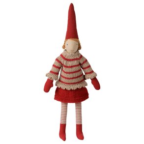 Maileg - Pixy pige - Str. 2 - Stribet strikket sweater