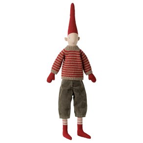 Maileg - Pixy dreng - Str. 3 - Stribet strikket sweater