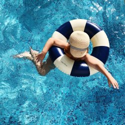 Petites Pommes - Badering Anna 60 cm - Cannes Blue