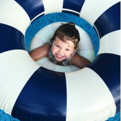 Petites Pommes - Badering Celine 120 cm - Cannes Blue