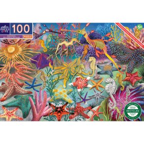 eeBoo - Puslespil 100 brk - Søheste & søstjerner