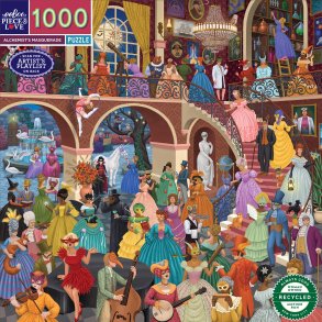 eeBoo - Puslespil 1000 brk - Alchemist's Masquerade