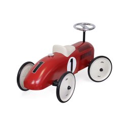 Vilac - Gåbil i metal - Rød &amp; Hvid