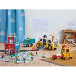 Vilac - Gåbil - Garage med 2 biler