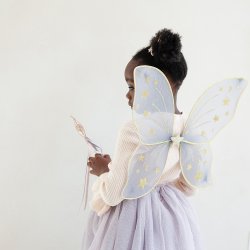 Mimi &amp; Lula - Vinger - Gr&#229; Starry Night