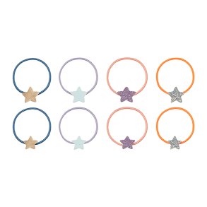 Mimi & Lula - 8 hårelastikker - Star Burst Doodle