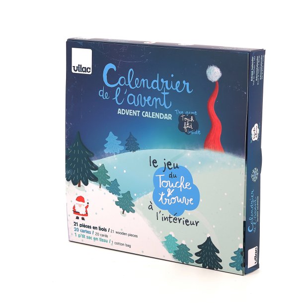 Vilac - Adventskalender 24 l&#229;ger - F&#248;l &amp; Find