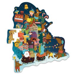 Vilac - Adventskalender - Adventst&#229;rn med magentisk puslespil 48 brk