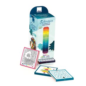 Vilac - Adventskalender - Adventstårn med magentisk puslespil 48 brk