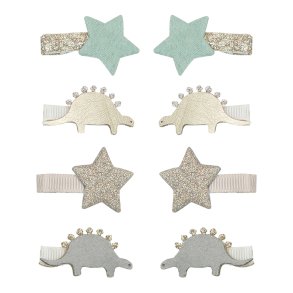 Mimi & Lula - 8 hårclips - Mini Dino Dreamer