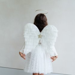 Mimi &amp; Lula - Tylsk&#248;rt - Long Angel - Hvid