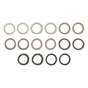 Mimi & Lula - 16 hårelastikker - Mini Towelling Prairie Girl