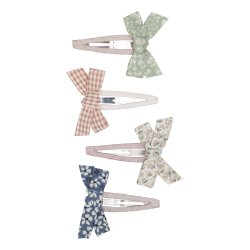 Mimi &amp; Lula - 4 hårspænder - Floral Prairie Tulip