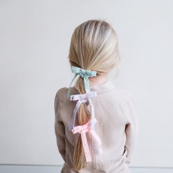 Mimi &amp; Lula - 4 scrunchies - Summer Stripes Bow Dreamland