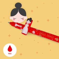 Kidek - Viskbar kuglepennes&#230;t a 3 stk - Jul