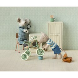 Maileg - Cykelmus storebror - Brun