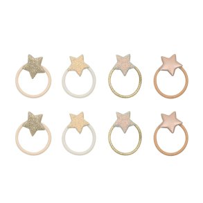 Mimi & Lula - 8 hårelastikker - Mini Stellina Shimmer Enchanted