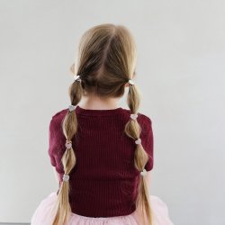 Mimi &amp; Lula - 8 h&#229;relastikker - Mini Heart Shimmer Enchanted