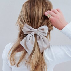 Mimi &amp; Lula - 2 h&#229;rclips - Large Agnes Bow Enchanted