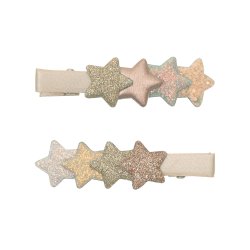 Mimi &amp; Lula - 2 store h&#229;rclips - Layered Star Shimmer Enchanted