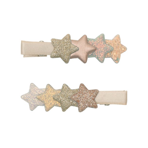 Mimi &amp; Lula - 2 store h&#229;rclips - Layered Star Shimmer Enchanted