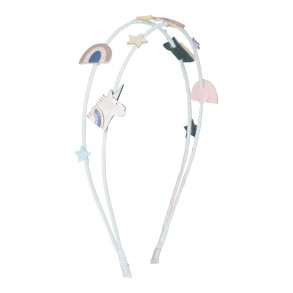 Mimi & Lula - Dobbelt hårbøjle - Unicorn Celeste