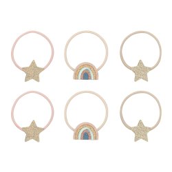 Mimi &amp; Lula - 6 h&#229;relastikker - Rainbow &amp; Star Celeste
