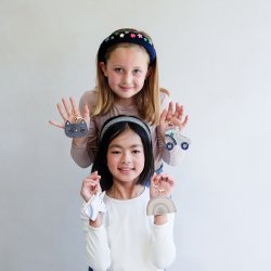 Mimi &amp; Lula - N&#248;glering - Pink Rainbow