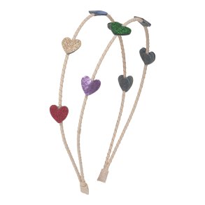 Mimi & Lula - Dobbelt hårbøjle - Jazzy Heart Dancing Queen