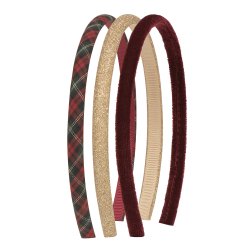 Mimi &amp; Lula - 3 h&#229;rb&#248;jler - Red Tartan Pony Pals