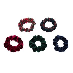 Mimi & Lula - 5 scrunchies hårelastikker - Mixed Pony Pals