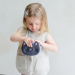 Mimi &amp; Lula - Skuldertaske - Grey Kitty Cat