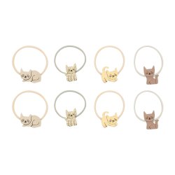 Mimi &amp; Lula - 8 h&#229;relastikker - Mini Kitty Cat