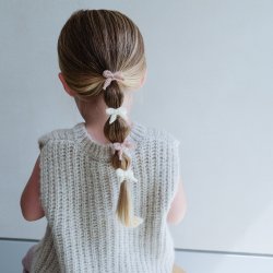 Mimi &amp; Lula - 8 h&#229;relastikker - Mini Granny Bow Kitty