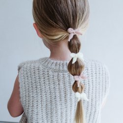 Mimi &amp; Lula - 8 h&#229;relastikker - Mini Granny Bow Kitty