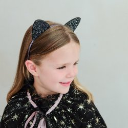 Mimi &amp; Lula - Hårbøjle - Spooky Cat Ears Halloween