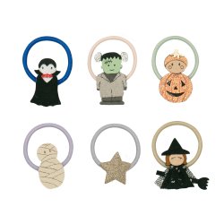 Mimi &amp; Lula - 6 h&#229;relastikker - Mini Monster